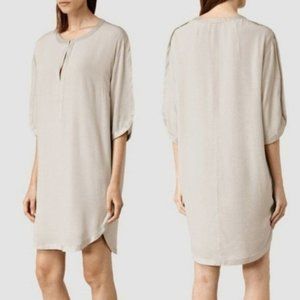 AllSaints Acre Dress Tunic Oversized Stripe Shift Dress